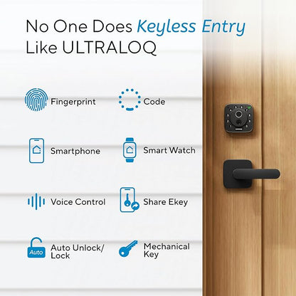 ULTRALOQ Bolt Fingerprint Smart Lock - Image 6