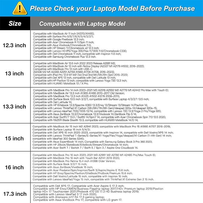 MOSISO Laptop Case 16 inch, 15-15.6 inch Laptop Sleeve Compatible - Image 5