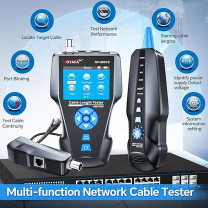 NOYAFA NF-8601S Network Cable Tester, Ethernet Tester Cable - Image 4