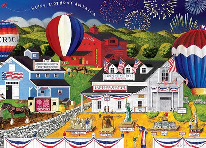 Masterpieces - 500 Piece Jigsaw Puzzle, Large EZ Grip Shapes, 4th of July - Image 7