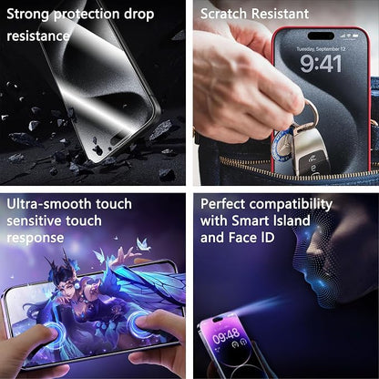 2 Pack Screen Protector for iPhone 16e/iPhone 14/iPhone 13 Pro/iPhone 13 - Image 6