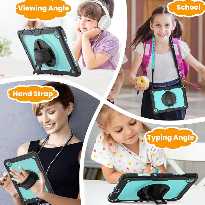 SEYMAC stock Case for Samsung Galaxy Tab A9 8.7'', Full-Body Drop Protection - Image 5