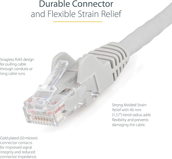 StarTech.com 50ft CAT6 Ethernet Cable - Image 5