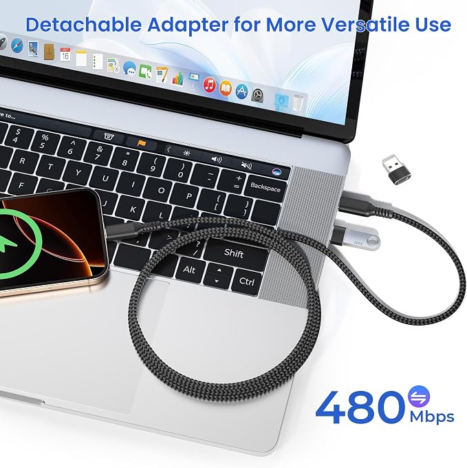 Elebase USB Type C to C 100W Cable 10FT - Image 5