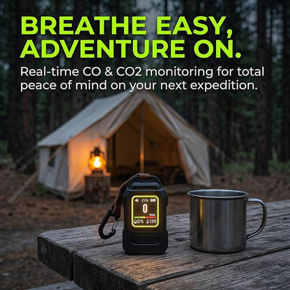 Portable CO2 Detector, 4-in-1 Carbon Dioxide Detector - Image 5