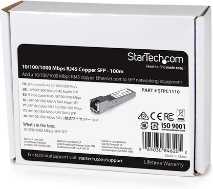 Sfpc1110 Rj45 Mini Gbic Gigabit Cooper Sfp Transceiver Module - Image 3