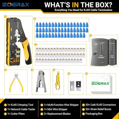 RJ45 Pass-Through Crimping Tool Kit - Image 7