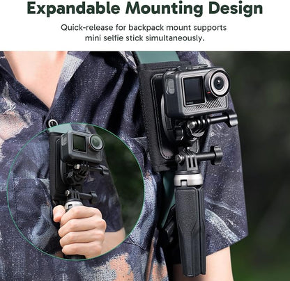 AKASO Quick Release Backpack Shoulder Strap Mount - Image 4