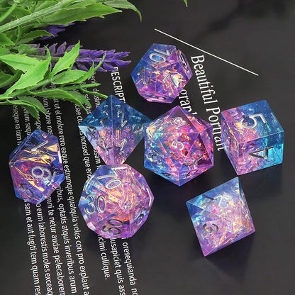 Haxtec Sparkling Sharp Edge Dice Set - Image 6