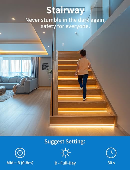2 Pack Wireless Motion Sensor Outlet, Plug-in PIR Infrared Motion Activated - Image 5