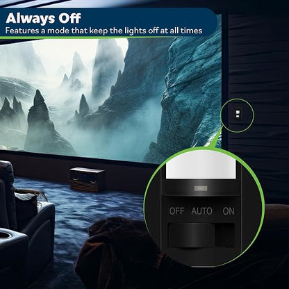 TOPGREENER Occupancy/Vacancy PIR Motion Sensor Light Switch, Learning Function - Image 6