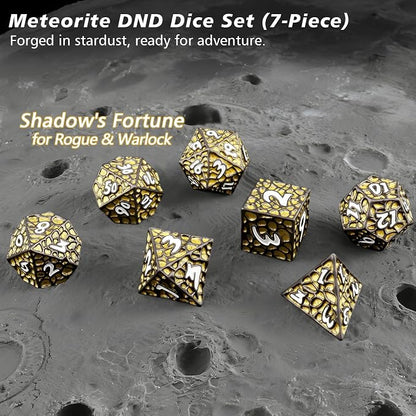 PJOY Metal D&D Dice Set for Dungeons and Dragons Dice - Image 3