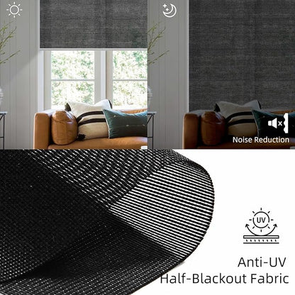 SmartWings Light Filtering Motorized Roller Shades Work - Image 4