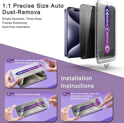 2 Pack Privacy Screen Protector - Image 3