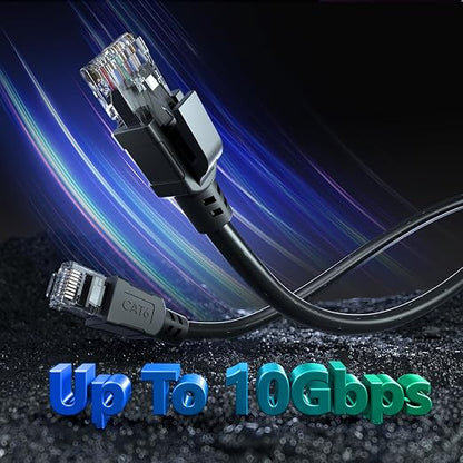 Cat 6 Outdoor Ethernet Cable 175 ft, 24AWG 10Gbps Cat6 Cable Cord Waterproof - Image 8
