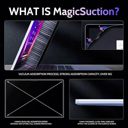 Privacy Screen for 12.4 Inch Surface Laptop Go 3/2/1, MagicSuction™ Removable - Image 3