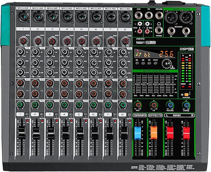 Depusheng PA8 Professional Audio Mixer Sound Board Console Desk System by Depusheng