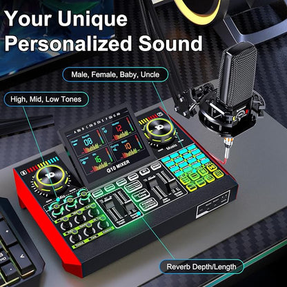 Podcast Equipment Bundle with 3.5mm Condenser Microphone - Image 3