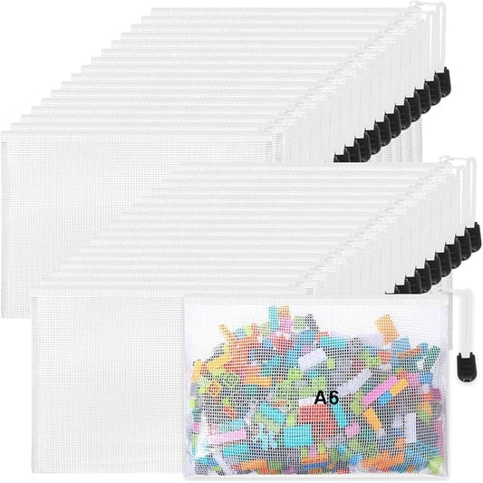 Jetec 32 Pcs Mesh Zipper Bags Toy Storage Bikini Organizer Bag Bolsas Para by Jetec