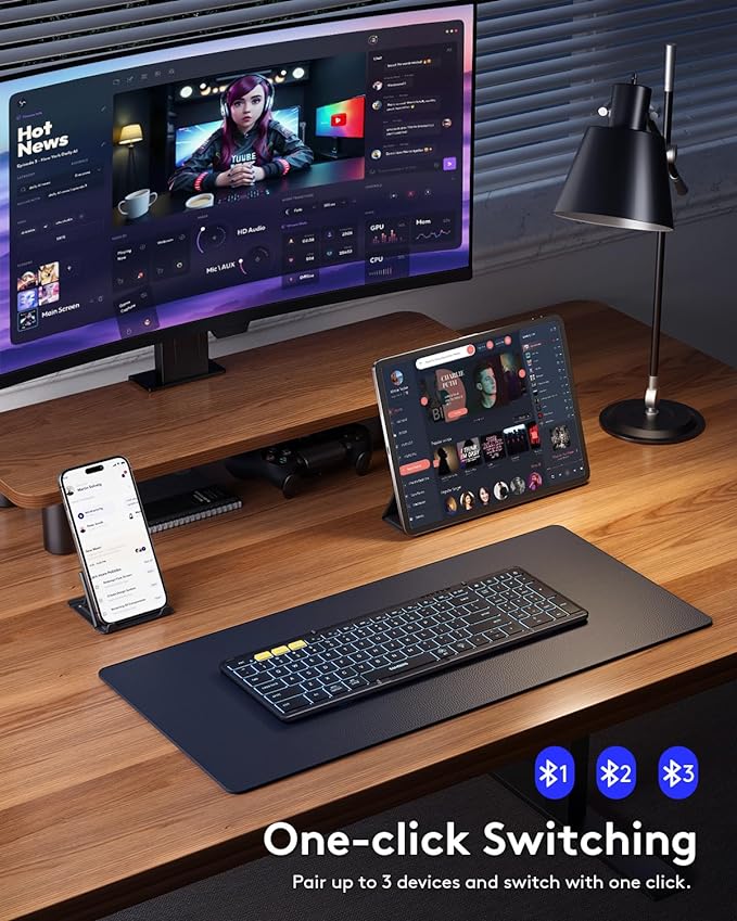 Samsers Foldable Bluetooth Keyboard - Image 2