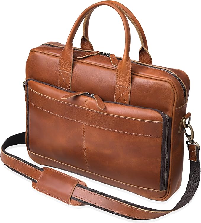 VC VINTAGE COUTURE Leather briefcase bag - Image 2