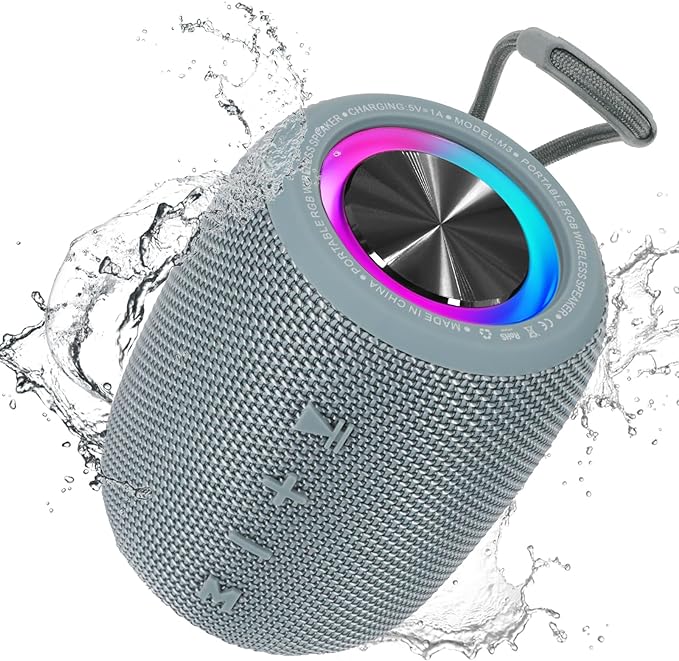 Portable Bluetooth Speaker, BT5.3 Wireless Speaker 20W Bass Diaphragms by SENXINGYAN