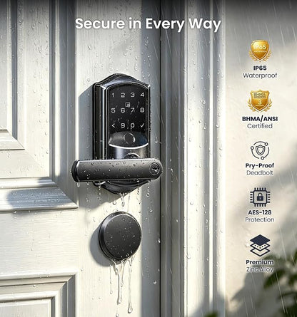 Veise VE029-E Wi-Fi Smart Lever Lock - Image 13