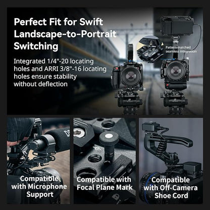 SmallRig Cage Kit for Canon C80, Modular Design - Image 5