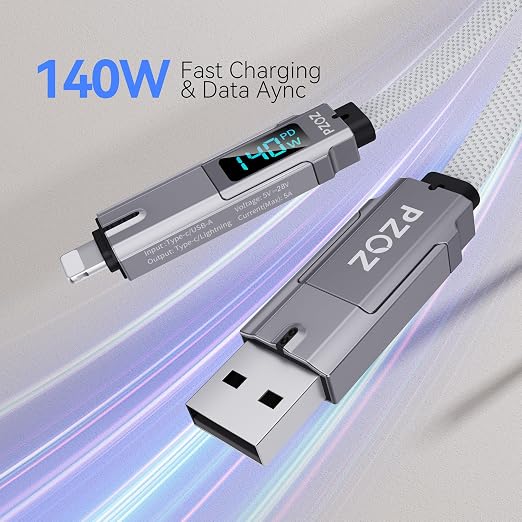 pzoz 4-in-1 USB C Fast Charging Cable - Image 2