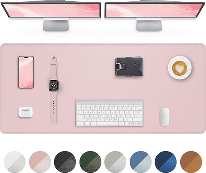 Leather Desk Pad Protector by AFIING