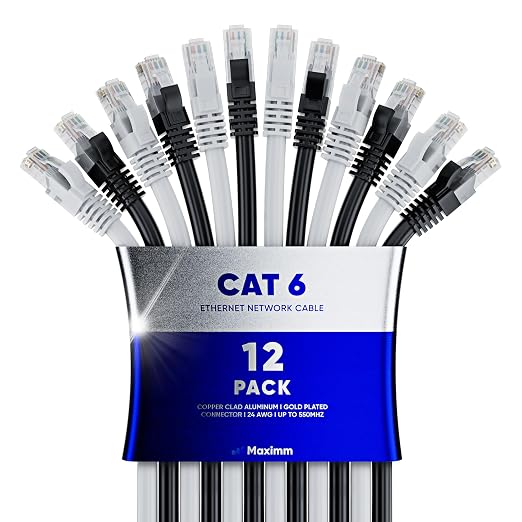 Maximm Cat 6 Ethernet Cable - 30 ft - High-Speed LAN by MaximmCable