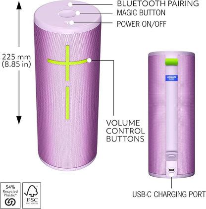 Ultimate Ears MEGABOOM 4 Portable Waterproof Bluetooth Speaker, 360-Degree Sound - Image 5