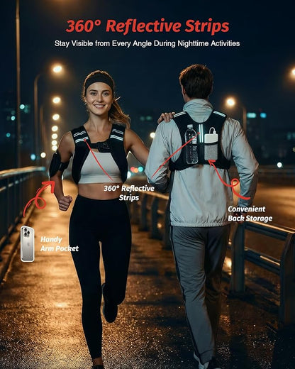 ZELUS Weighted Vest, 6lb/8lb/12lb/16lb/20lb/25lb/30lb Weight Vest - Image 6