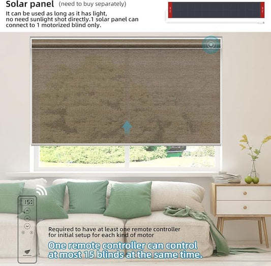 SmartWings Motorized Light Filtering Shades, Work - Image 2