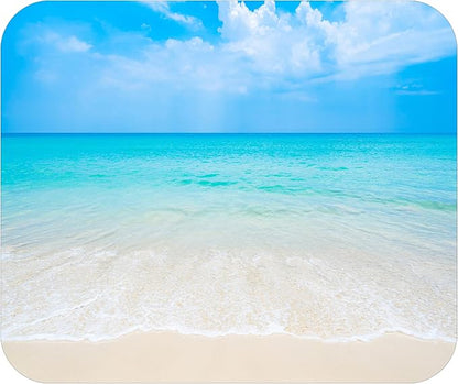 Coastal Shoreline Waves Sandy Beach Theme Mouse Pad Mat Mousepad by Unknown