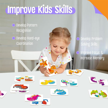 48 Dinosaurs Matching Puzzles - Image 6