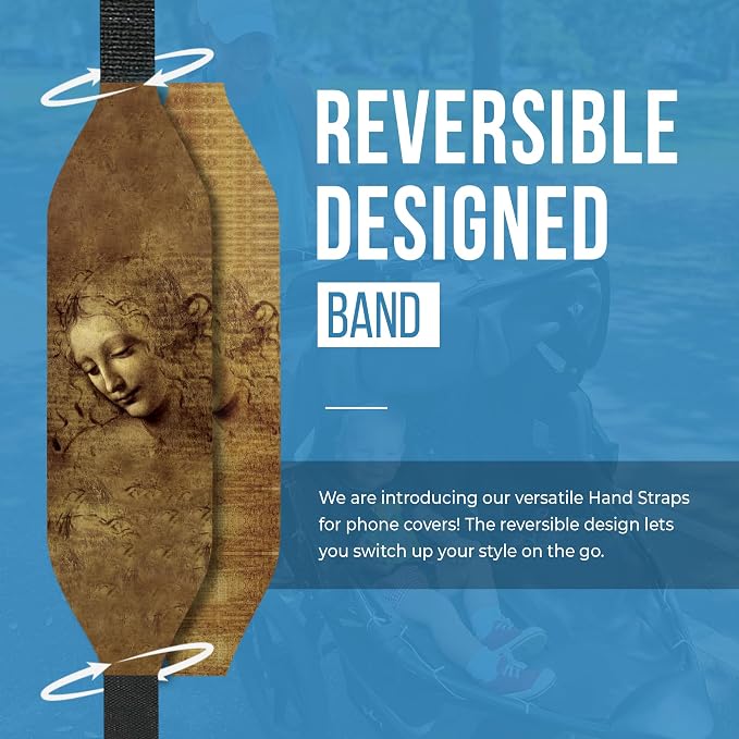 Customizable Universal Phone Grip Strap| Pack of 2| Reversible Phone Hand Strap - Image 2