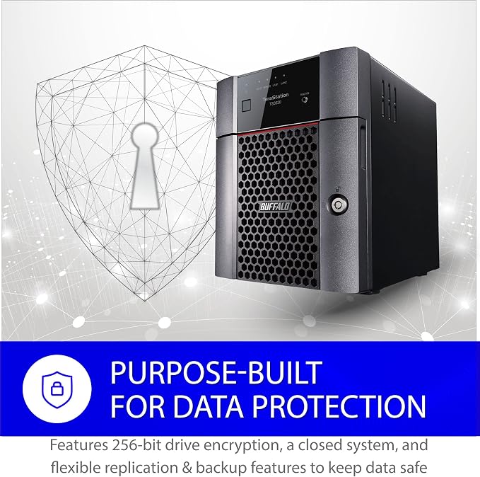 BUFFALO TeraStation 3420DN 4-Bay SMB 16TB Desktop NAS w/Hard Drives Included - Image 5