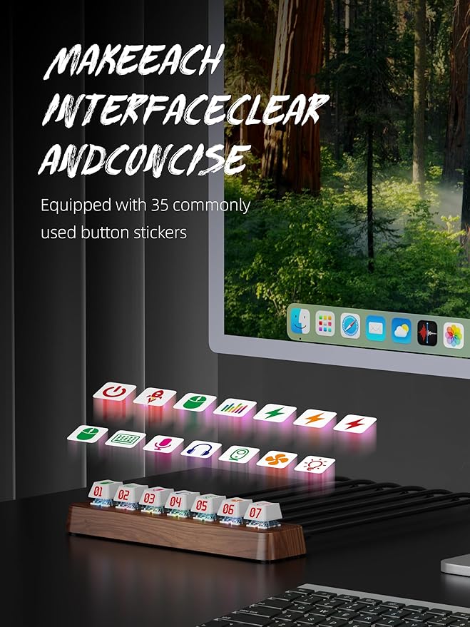 7-Port USB 3.0 Powered Hub, RGB Lighting, Hot-Swappable Cherry MX Switch Support - Image 4