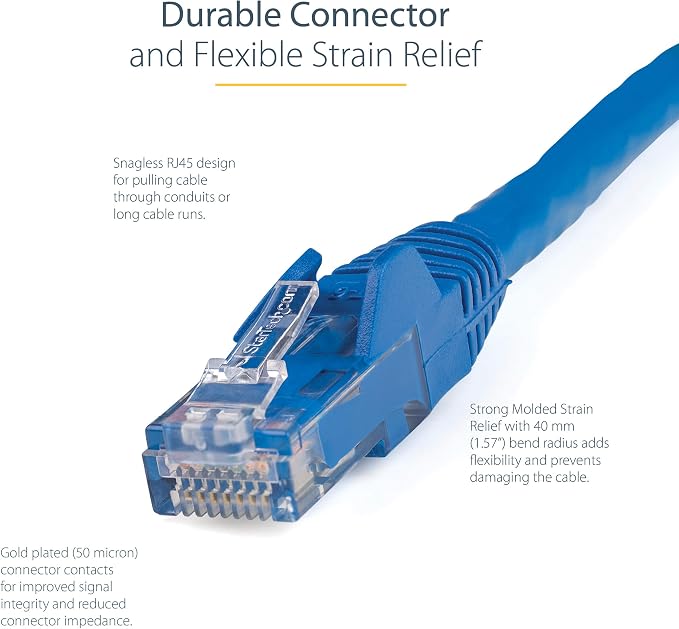 StarTech 75ft CAT6 Ethernet Cable - Image 3