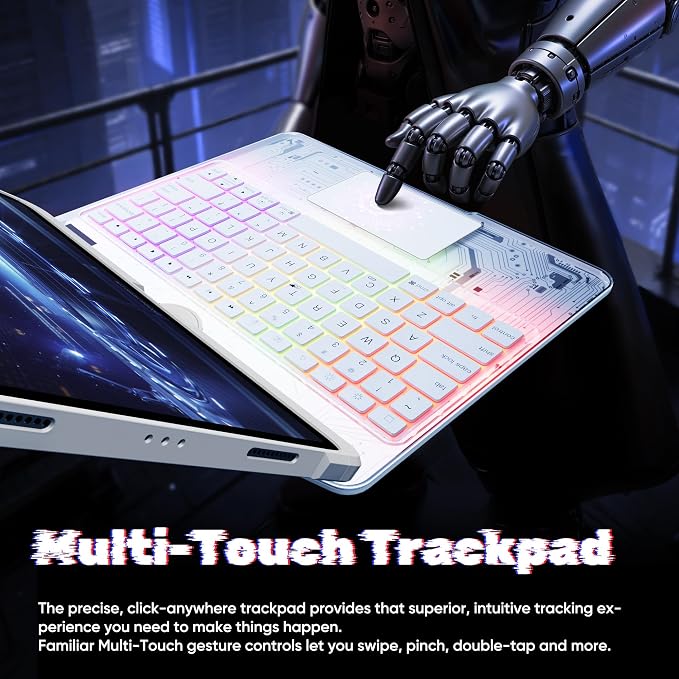 KITONE Transparent Case with Wireless Keyboard - Image 6