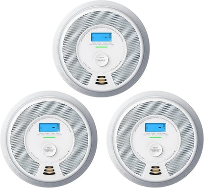 X-Sense Smoke Detector Carbon Monoxide Alarm Combo, 10-Year Non-Replaceable by X-Sense