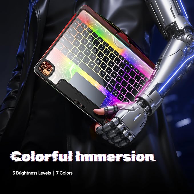 KITONE Transparent Case with Wireless Keyboard - Image 7