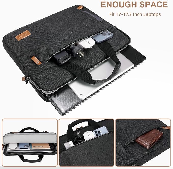 ESTARER Laptop Bag 17-17.3 Inch, Computer Bags - Image 3