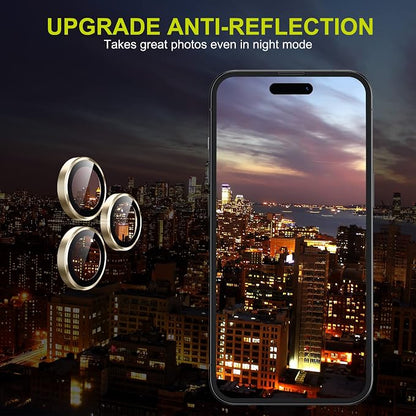 WSKEN for iPhone 14 Pro/iPhone 14 Pro Max Camera Lens Protector, HD Tempered - Image 6
