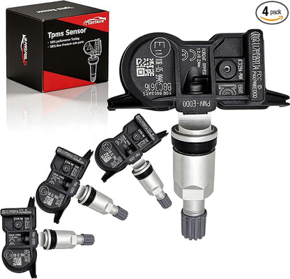 TPMS Sensor 4PCS 315MHz Tire Pressure Monitoring Sensor Compatible by TRITAVE