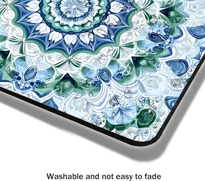 Mouse Pad, Cute Aesthetics Mandala Pattern Mouse Pads - Image 4