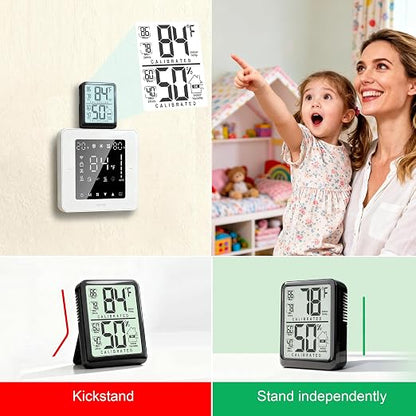 Antonki 2-Pack Room Thermometer, Digital Small Hygrometer Indoor Thermometer - Image 4