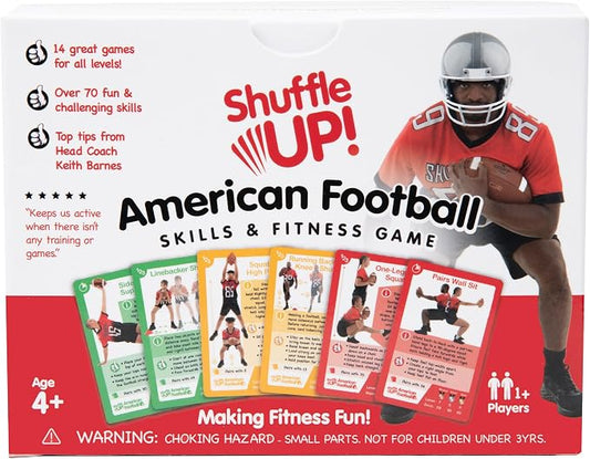 Shuffle Up American Football Card Game – Kids Outdoor Garden Games by ShuffleUpGames