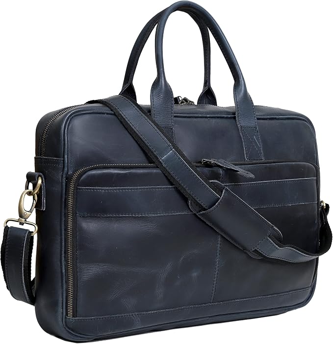 VC VINTAGE COUTURE Leather briefcase bag by VCVINTAGECOUTURE